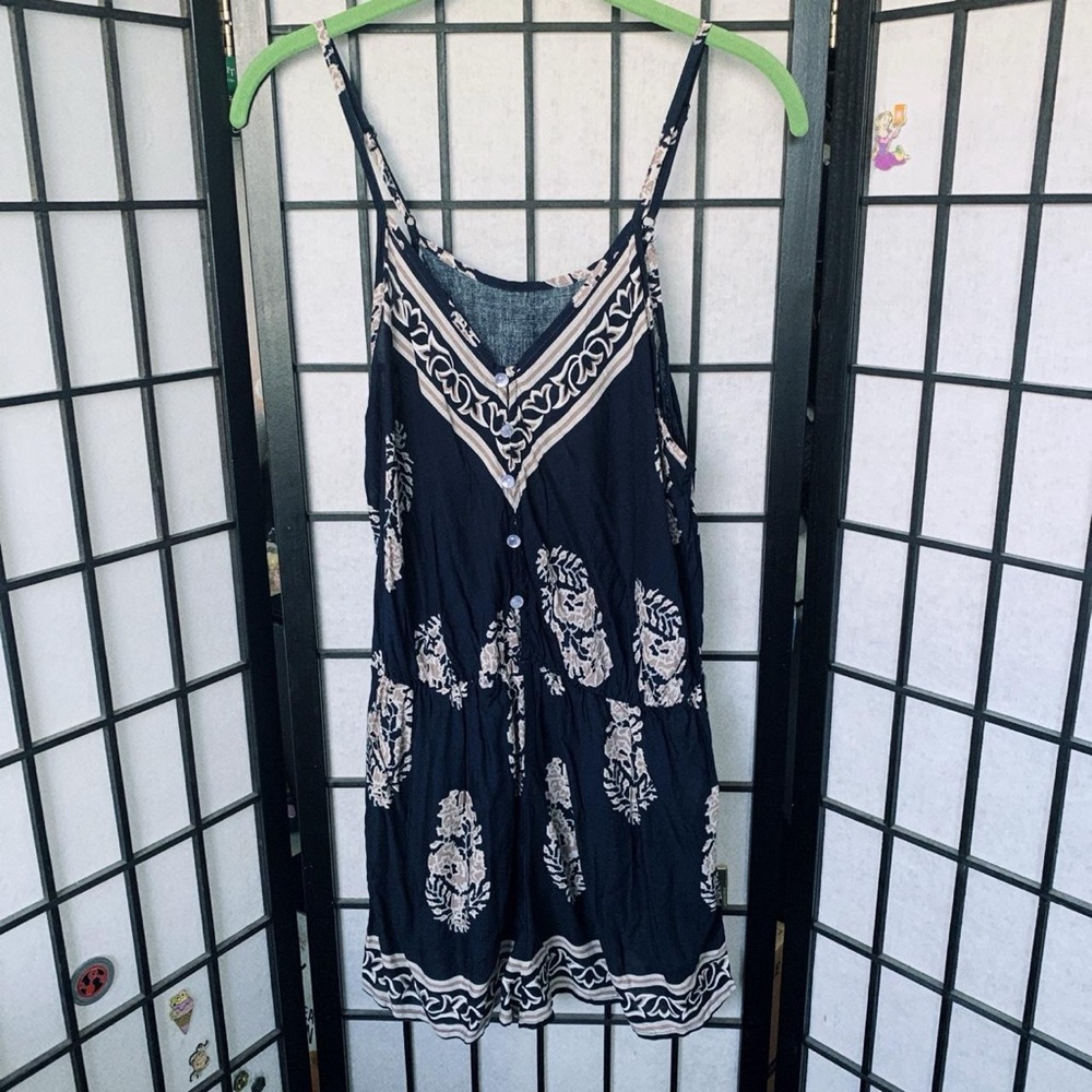 NWOT Navy Shein Romper